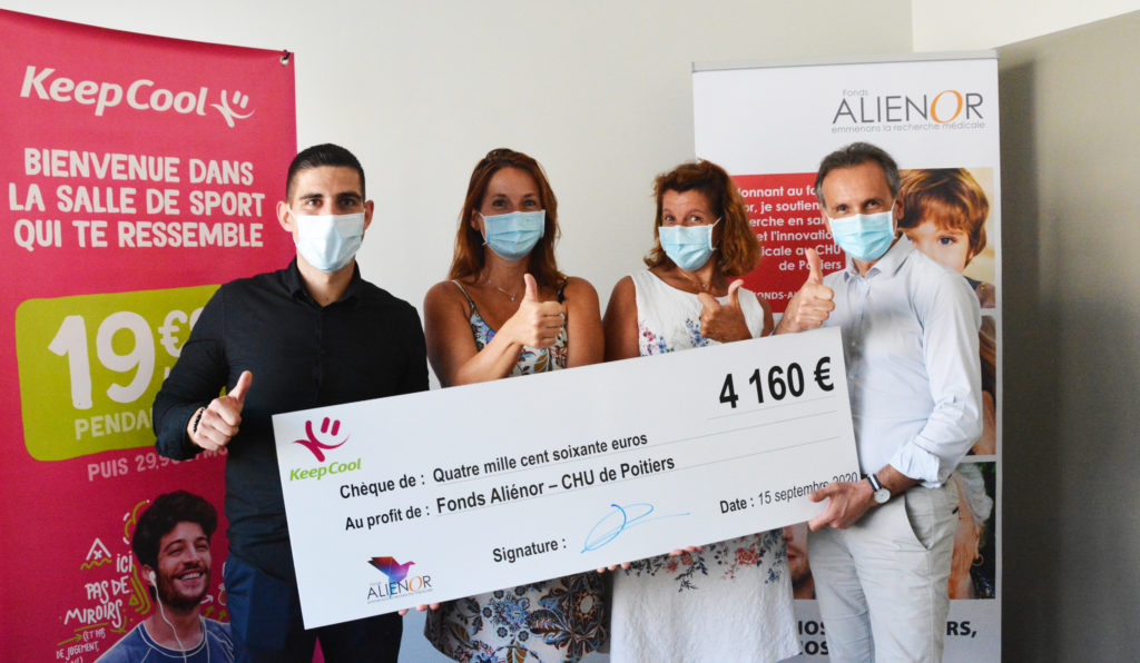 Keep Cool Poitiers mobilise ses adhérents pour soutenir le fonds Aliénor et la recherche médicale au CHU de Poitiers