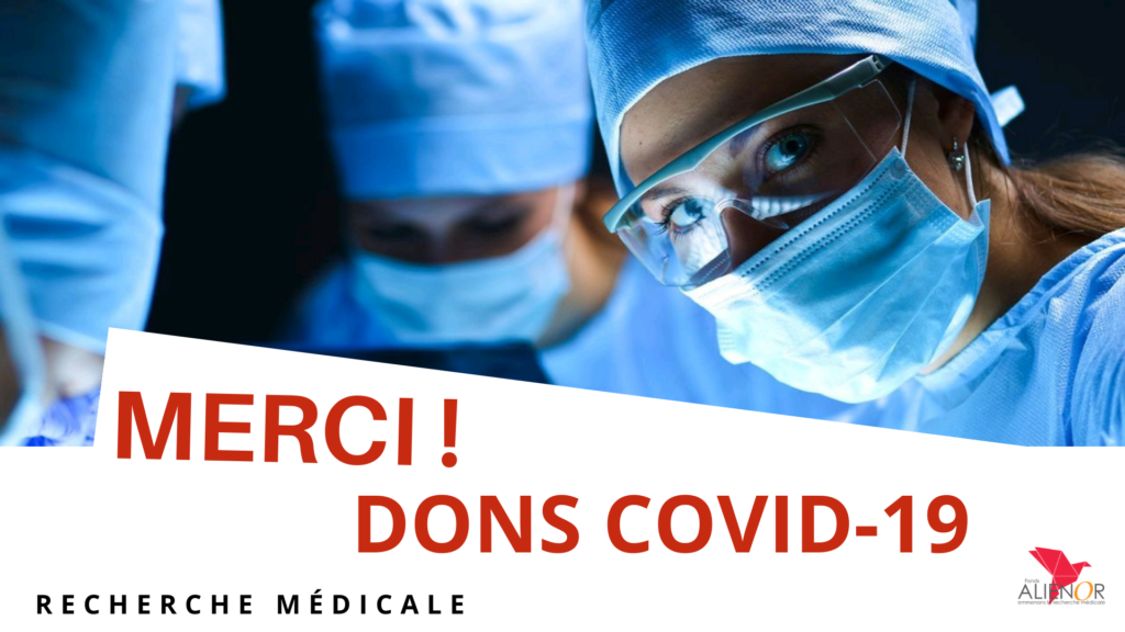 Le fonds Aliénor soutient deux projets de recherche dans la lutte contre la covid-19